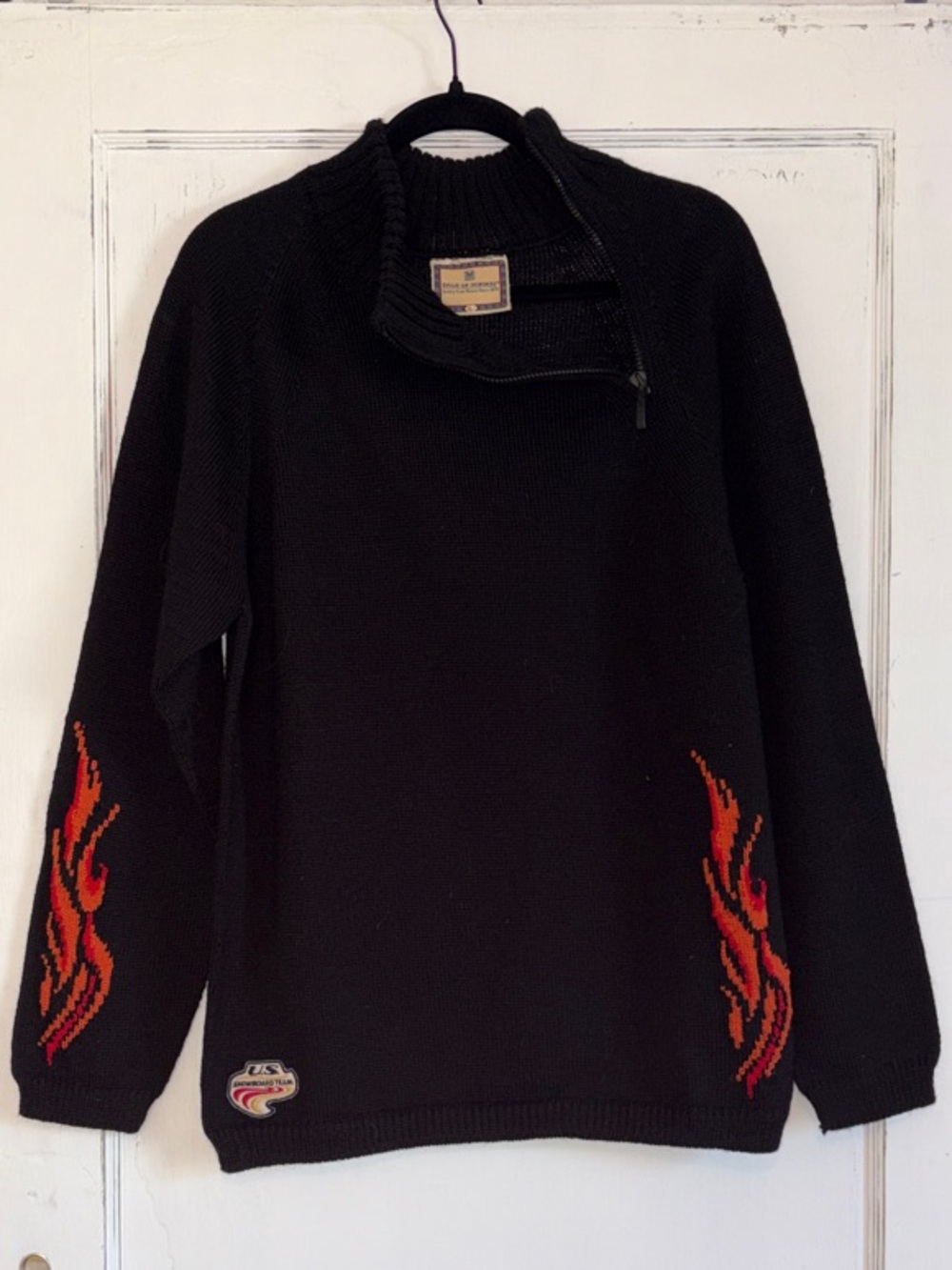 RARE Dale of Norway Wool Vintage US Snowboard Team Sweater Large